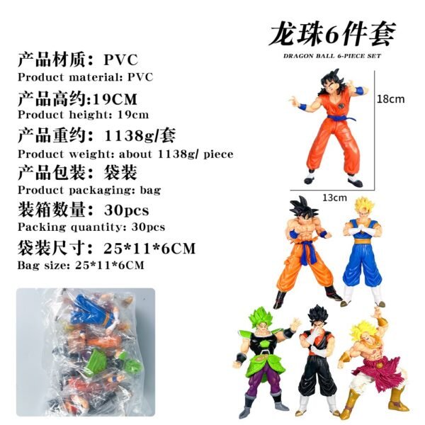 Ontdek de Dragon Ball 6-delige set: De droom van een verzamelaar