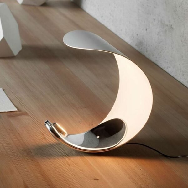 italian moon table lamp design sense simple table lamp bedroom crescent moon atmosphere touch table lamp creative c shaped table lamp