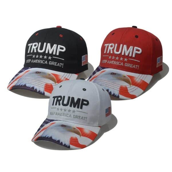 Buitenlandse handel hot-selling Trump baseball cap van dezelfde stijl, Amerikaanse verkiezing plek USA Eagle Trump hoed