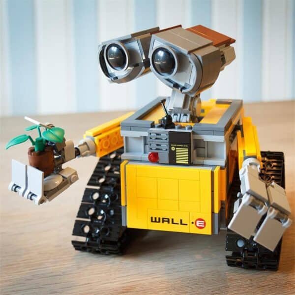 عبر الحدود 8886 روبوت WALL-E 8886 WALL-E 83003 جسيمات صغيرة للأولاد لعبة مكعبات البناء المجمعة هدية T1303