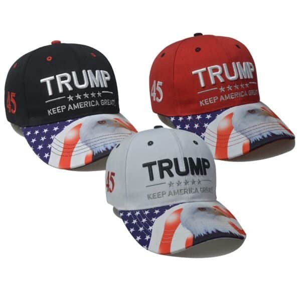 Buitenlandse handel hot-selling Trump baseball cap van dezelfde stijl, Amerikaanse verkiezing plek USA Eagle Trump hoed