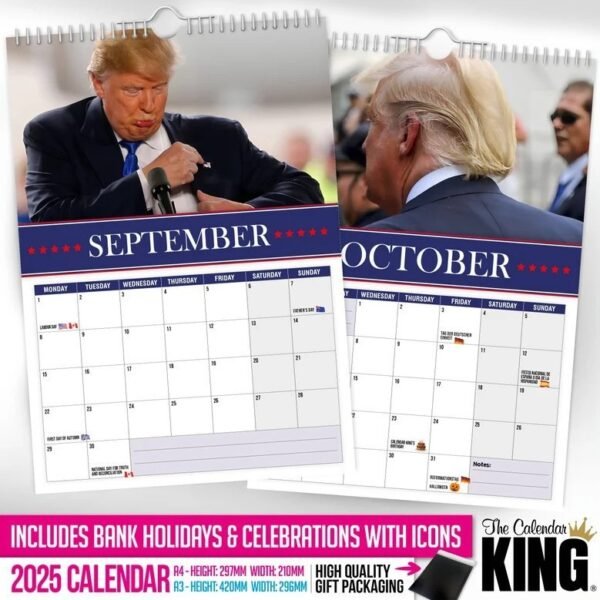 Trumpinator Wandkalender Grenzüberschreitende neue Produkte 2025 Interessanter Trump Wandkalender Kalender