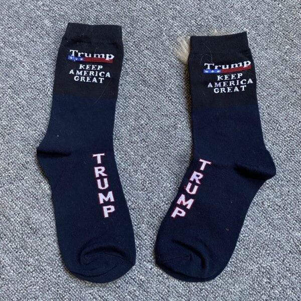 trump trump persönlichkeit blonde frisur haar socken baumwolle mid-leg socken spoof factory stock socken