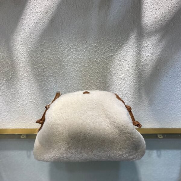 nieuwe wol wolk tas ins super brand leer pluche krullend haar schattige schoudertas boodschappers tas vrouwen trendy temperament