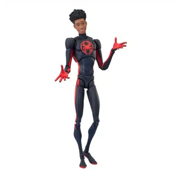 shf across the universe, miles spider man, svart kostym toby maguire, ledad figurmodell