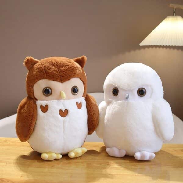 cross border owl plush toy film and television surrounding hedwig messenger cute couple owl doll