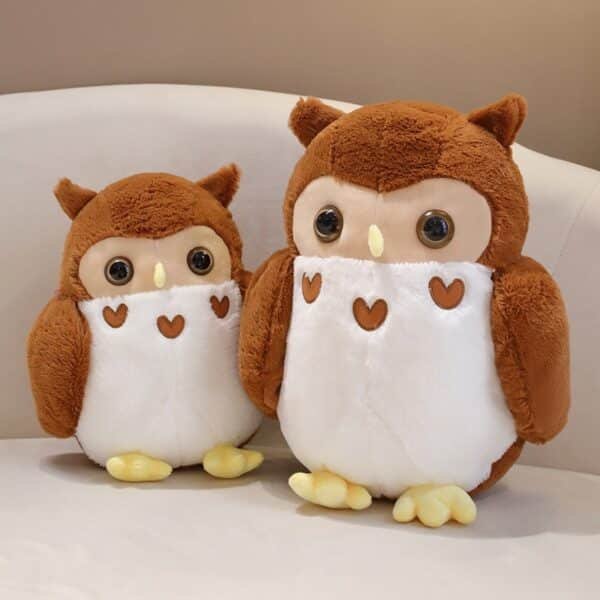 cross border owl plush toy film and television surrounding hedwig messenger cute couple owl doll