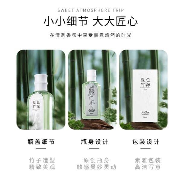 merton gaolin snow bamboo summer bamboo dark silver mountain spring eau de perfume natural lasting fragrance one piece wholesale