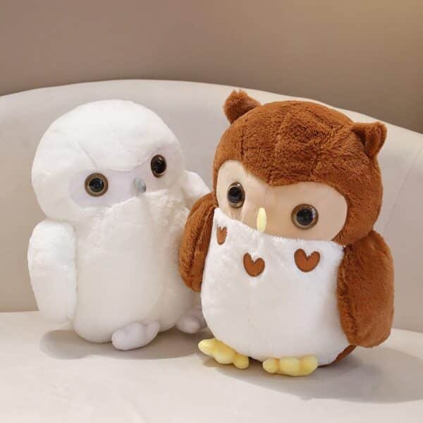 cross border owl plush toy film and television surrounding hedwig messenger cute couple owl doll