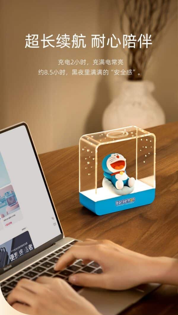 doraemon source manufacturer desk lamp led night light ornament bedroom, starry sky/sweetheart, magnetic night light