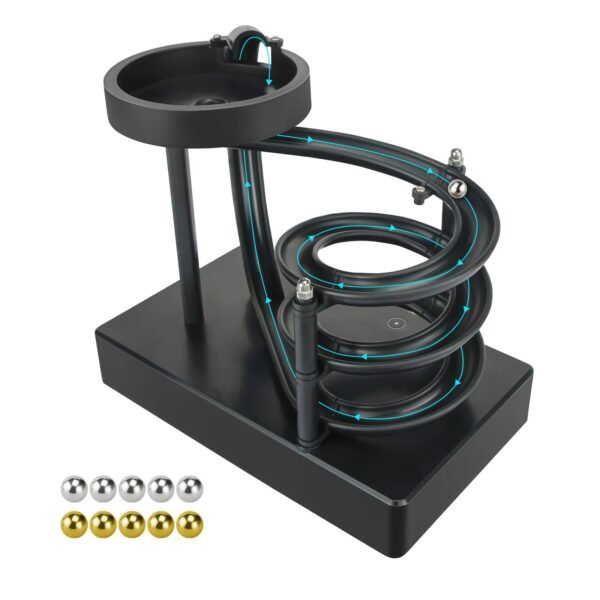 magnet ornament marble perpetual motion machine dynamic decompression black technology, ball cycle magnetic slide track toy